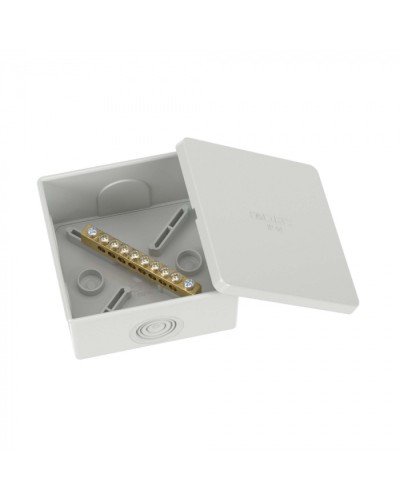 Коробка уравнивания потенциалов, 8 зажимов, 6 вводов д.20мм, 80х80х40мм, IP44 DKC (NE3108) в Липецке Распределительные коробки Pintop.ru