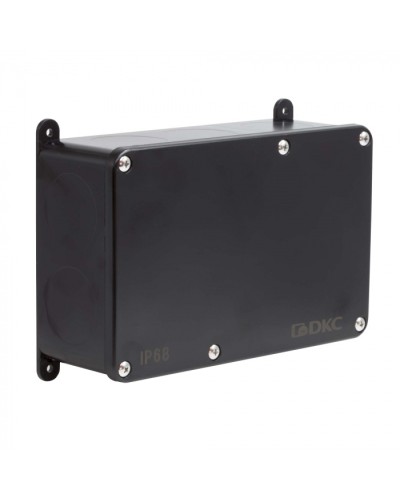 Коробка индустриальная 203х128х69 мм, IP68 с гладкими стенками, черная DKC P68M4017 в Липецке Распределительные коробки Pintop.ru