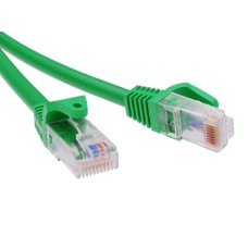 Патч-корд неэкранированный CAT5E U/UTP 4х2, LSZH, зелёный, 1м DKC RN5EUU4510GN