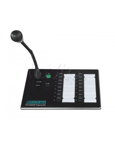 Консоль микрофонная DSPPA PAVA-8008 в Липецке Система оповещения и трансляции Dsppa Pintop.ru