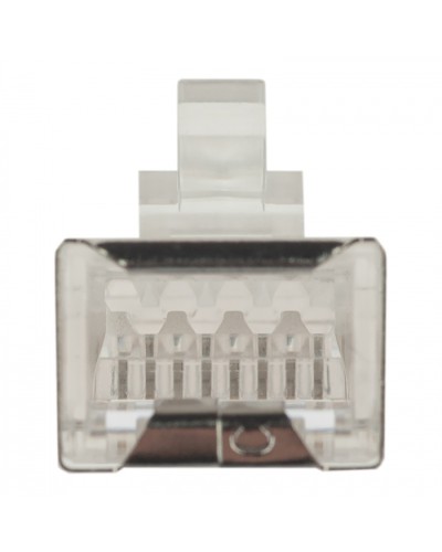 Коннектор (вилка) FTP кат.6 8P8C универсальная, 15U, 3 зубца, упак 100 шт Datarex DR-3005 в Липецке Коннекторы Pintop.ru