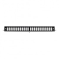 Панель лицевая для выдвижной оптич. полки, 24 SC Duplex/24 LC Quadra, черный Datarex DR-546145