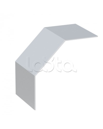 Крышка на угол 90 градусов вертикальный внешний лестничный усиленная 100x500 мм (2 мм) EKF (kvoltp90100500-2) в Липецке Аксессуары для лотков Pintop.ru