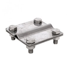 Зажим заземлитель 20 - полоса 50 (пластина 70*80мм) Ni EKF PROxima (lp-57080-ni)