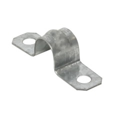 Скоба металлическая двухлапковая d16-17 мм (10 шт) EKF PROxima (sm-2-16-17-r)