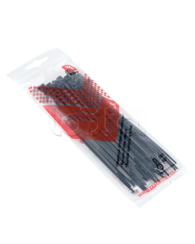 Хомут P6.6 стандартный (ч), 3.6x150 (50шт) FlexLock PROxima EKF (plc-fl-ctsb-3.6x150-r) в Липецке Стяжки-хомуты Pintop.ru