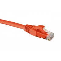 Шнур коммутационный 2хRJ45 U/UTP кат.5e (1 м) Eurolan 21D-U5-01RD