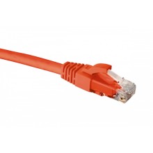 Шнур коммутационный 2хRJ45 U/UTP кат.5e (1 м) Eurolan 21D-U5-01RD