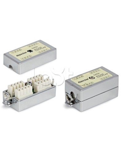 Проходной адаптер RJ-45 Hyperline CA-IDC-C5e-SH-F-WH в Липецке Проходные адаптеры Pintop.ru