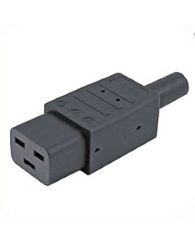 Разъем IEC 60320 C19 220В 16A на кабель Hyperline CON-IEC320C19 в Липецке Коммутационные изделия Pintop.ru