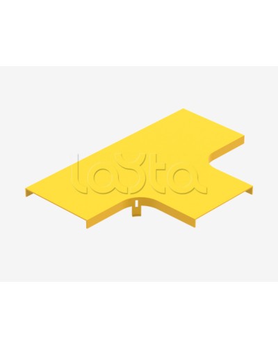 Крышка на ответвитель Т-образный пластиковый Hyperline FBTR-120-TEE-CVR в Липецке Аксессуары для лотков Pintop.ru