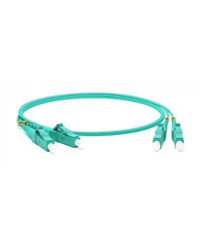 Патч-корд волоконно-оптический MM 50/125(OM3), LC-LC, duplex, LSZH, 1 м Hyperline FC-D2-503-LC/PR-LC/PR-H-1M-LSZH-AQ (FC-503-LC-LC-10G-1M) в Липецке Патч-корды оптические Pintop.ru