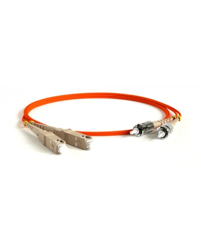 Патч-корд волоконно-оптический Hyperline FC-D2-50-FC/PR-ST/PR-H-3M-LSZH-OR в Липецке Патч-корды оптические Pintop.ru