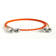 Патч-корд волоконно-оптический Hyperline FC-D2-50-ST/PR-ST/PR-H-10M-LSZH-OR