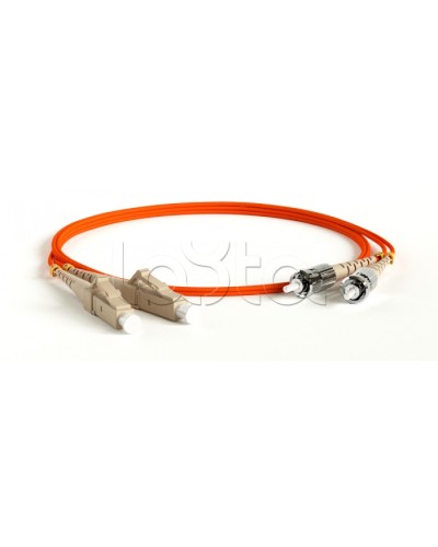 Патч-корд волоконно-оптический Hyperline FC-D2-62-LC/PR-ST/PR-H-5M-LSZH-OR в Липецке Патч-корды оптические Pintop.ru