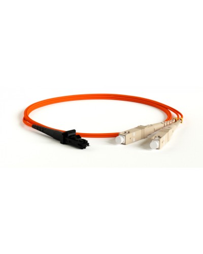 Патч-корд волоконно-оптический Hyperline FC-D2-62-MTRJM/PR-MTRJM/PR-H-2M-LSZH-OR в Липецке Патч-корды оптические Pintop.ru