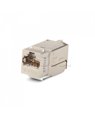 Вставка формата Keystone Jack Hyperline (KJ9-8P8C-C6-90-SH-F) в Липецке Кроссы оптические Pintop.ru