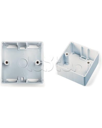 Коробка для настенного монтажа 80x80x45 мм, французский стандарт Hyperline (MB-E-35) в Липецке Распределительные коробки Pintop.ru