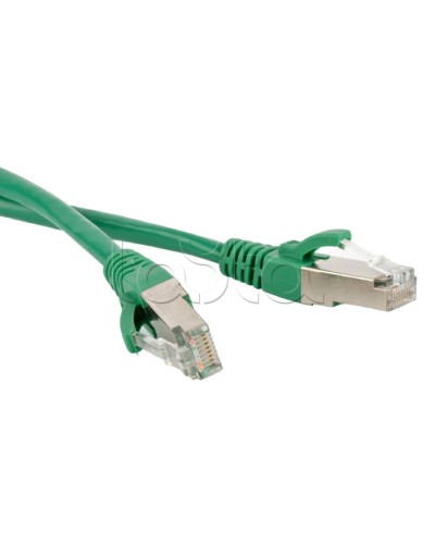Патч-корд экранированный Hyperline PC-LPM-STP-RJ45-RJ45-C5e-15M-LSZH-GY в Липецке Патчкорды (медные) Pintop.ru