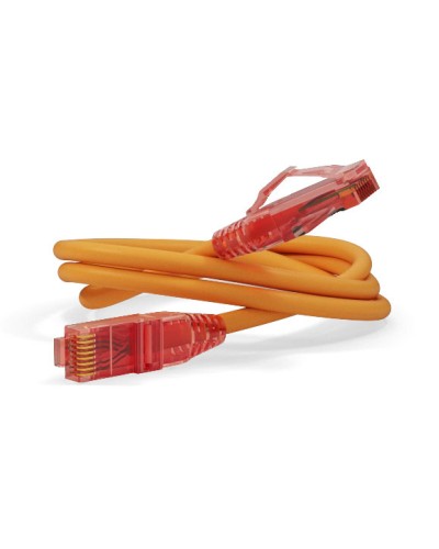 Патч-корд U/UTP Hyperline PC-LPM-UTP-RJ45-RJ45-C5e-15M-LSZH-OR в Липецке Патчкорды (медные) Pintop.ru
