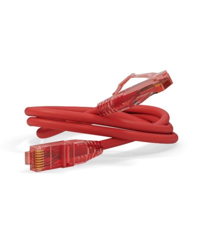 Патч-корд U/UTP Hyperline PC-LPM-UTP-RJ45-RJ45-C5e-15M-LSZH-RD в Липецке Патчкорды (медные) Pintop.ru