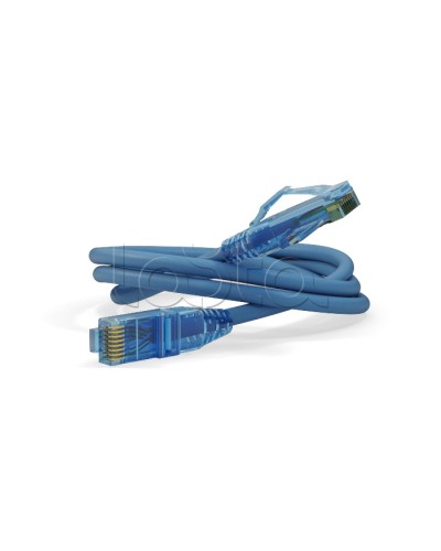 Патч-корд RJ45-RJ45, 4 пары, UTP, кат.6, LSZH (3м) Hyperline PC-LPM-UTP-RJ45-RJ45-C6-3M-LSZH-BL в Липецке Патчкорды (медные) Pintop.ru