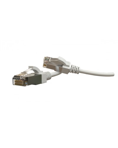 Патч-корд S/FTP Hyperline (PC-LPT-SFTP-RJ45-RJ45-C6-5M-LSZH-WH) в Липецке Патчкорды (медные) Pintop.ru