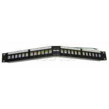 Модульная патч-панель 19", 24 порта Hyperline PPBL4A-19-24-SH-RM