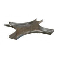 Ответвитель X-образный горизонтальный плавный Hyperline RST-CXS-150-50-0,8-R100-SZ