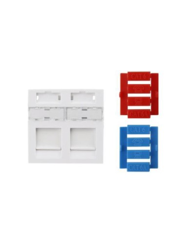 Вставка 45x45 (аналог Mosaic) Hyperline SIP3-2K-M45-45 в Липецке Аксессуары для стоек и шкафов Pintop.ru