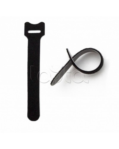 Хомут для кабеля, липучка с мягкой застежкой Hyperline WASN-135-BK-10 в Липецке Стяжки-хомуты Pintop.ru