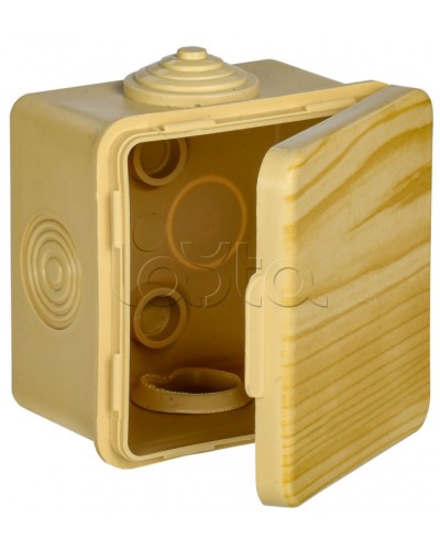 Коробка расп. КМ для о/п D=85х40мм IP54 4 вв. сосна IEK (UKO21-085-040-000-K34-54) в Липецке Распределительные коробки Pintop.ru