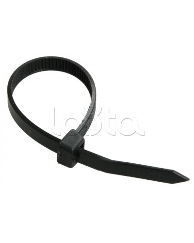 Стяжка 350x7,6 мм нейлоновая, черная IEK (UHH32-D076-350-100) в Липецке Стяжки-хомуты Pintop.ru
