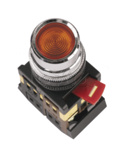 Кнопка ABLF-22 красный d22мм неон/240В 1з+1р IEK BBT10-ABLF-K04 в Липецке Кнопки выхода Pintop.ru