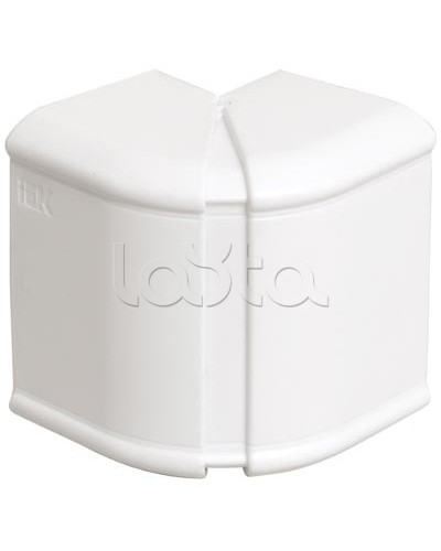 Угол изменяемый внешний для соединения двух кабель-каналов типоразмера 100х60 IEK (CKK-40D-W-100-060-K01) в Липецке Аксессуары для кабель-канала Pintop.ru