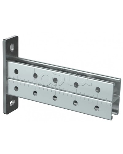 Консоль STRUT двойная 41х41-200 HDZ IEK (CLM50D-CSD-41-41-02-HDZ) в Липецке Аксессуары для лотков Pintop.ru