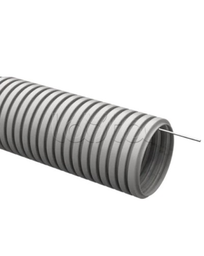 Труба гофр. ПВХ d=20 с зондом (100м) GENERICA IEK (CTG20-20-K41-100-G) в Липецке Труба гофрированная Pintop.ru