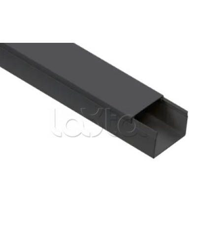 Кабель-канал 60х40 ЭЛЕКОР черный (18м) IEK (EL-KK10-060-040-1-K02) в Липецке Кабель-канал Pintop.ru