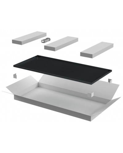 ITK LINEA N Дверь металлическая 600мм шкафа 33U чер. (LN05-33U6X-DM) в Липецке Аксессуары для стоек и шкафов Pintop.ru