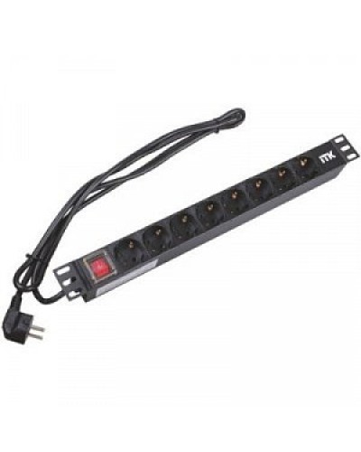 Блок розеток на 8 розеток 19 ITK PH22-9D1 в Липецке Блоки розеток Pintop.ru