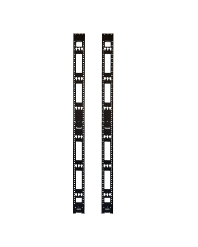 Комплект вертикальных лотков для PDU для шкафов LANMASTER DC 42U, 2 шт. LANMASTER LAN-DC-CB-42U-PDU-TR в Липецке Аксессуары для стоек и шкафов Pintop.ru