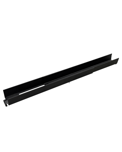 Горизонтальный лоток для установки между профилями шкафа LAN-DC шириной 800 мм, раздвижной, 457-762 мм, черный LANMASTER LAN-DC-CB-HTR-8 в Липецке Аксессуары для стоек и шкафов Pintop.ru