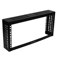 Рама 19" для монтажа под лоток, 6U, черная LANMASTER LAN-MT-FRM-6U-BK