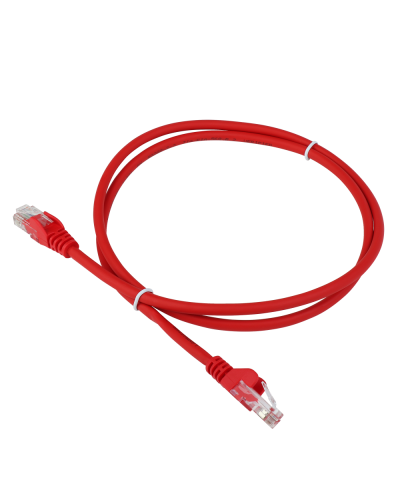 Патч-корд LANMASTER LSZH UTP кат.5e, 8.0 м, красный LANMASTER LAN-PC45/U5E-8.0-RD в Липецке Патчкорды (медные) Pintop.ru
