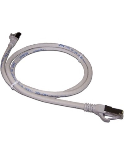 Патч-корд RJ45 - RJ45, 4 пары, FTP, категория 6A, 0.5 м, серый LANMASTER LAN6A-S45-45-0.5-GY в Липецке Патчкорды (медные) Pintop.ru