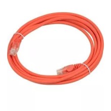 Патч-корд RJ45 - RJ45, 4 пары, UTP, категория 5е, 3 м, оранжевый, LSZH LANMASTER LAN-PC45/U5E-3.0-OR