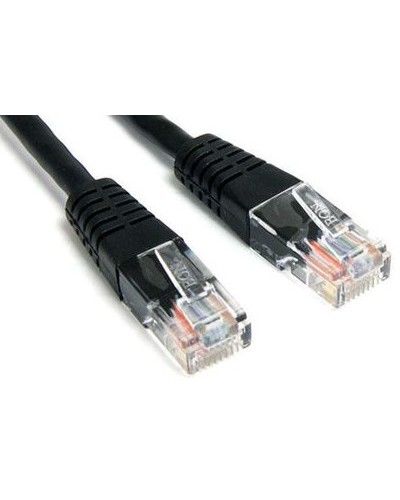 Патч-корд RJ45 - RJ45, 4 пары, UTP, категория 6, 0.5 м, черный, LSZH LANMASTER LAN-PC45/U6-0.5-BK в Липецке Патч-корды и пигтейлы Pintop.ru