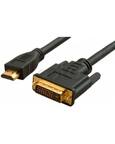 Кабель HDMI-DVI 20м 24AWG LAZSO WH-141(20m) в Липецке Патч-корды и пигтейлы Pintop.ru