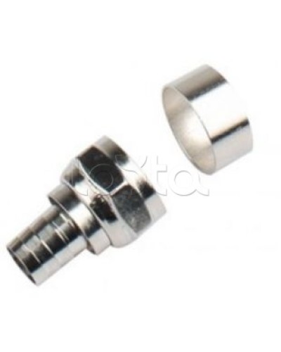 Штекер F-разъем под обжим (RG6U) LAZSO APFC12-RG6U(100) в Липецке Коннекторы Pintop.ru