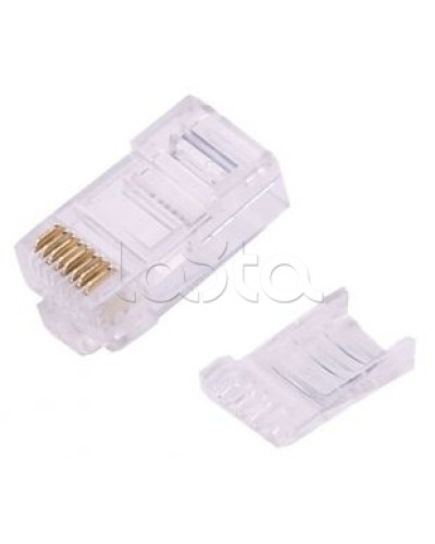Штекер RJ45 (8P8C) CAT6 со вставкой LAZSO APJ15 в Липецке Коннекторы Pintop.ru